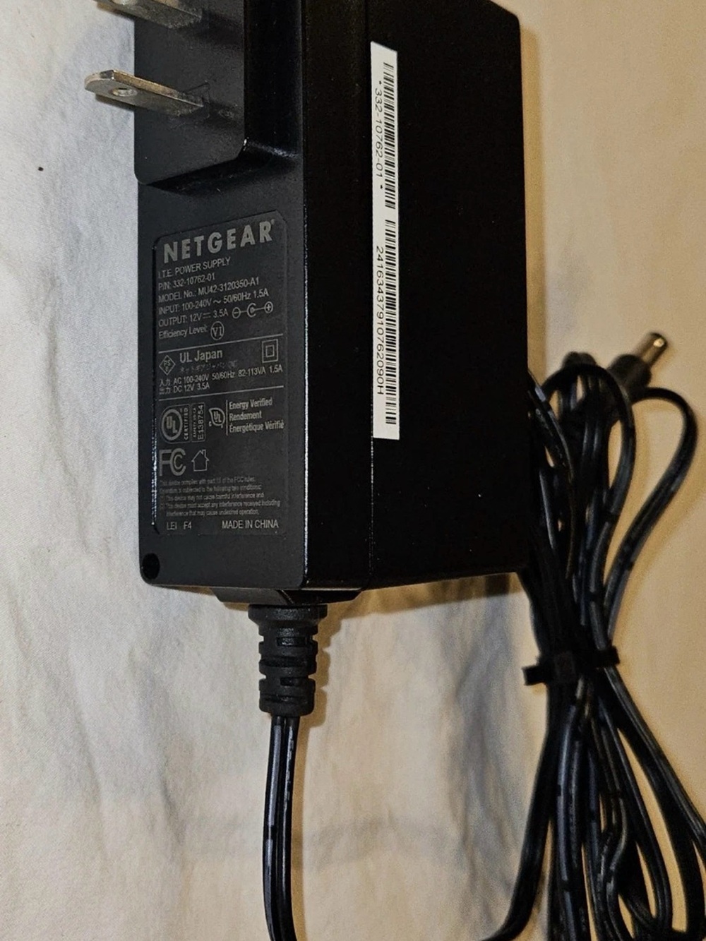 Genuine Netgear Nighthawk 12V 3.5A MU42-3120350-A1 AC Adapter Power Supply